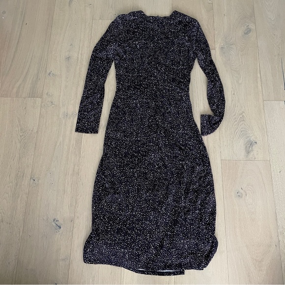 Hugo BOSS Exandria Twist Front Midi Dress - Picture 8 of 9